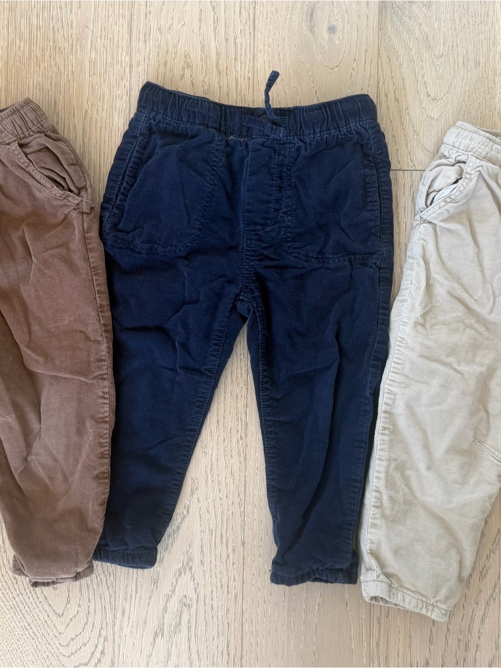 Bundle of 3 Zara Toddler 2/3 Corduroy Elastic Waist Pants